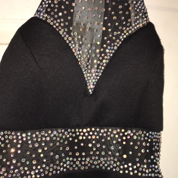 Black dress with bling prom/homecoming dress - Picture 2 of 4